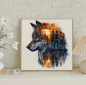 Preview: Diamond Painting Wolf